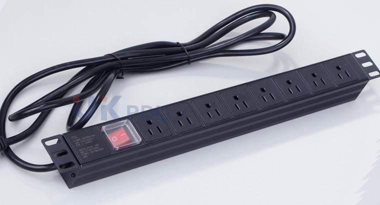 8WAY NEMA5-15R PDU