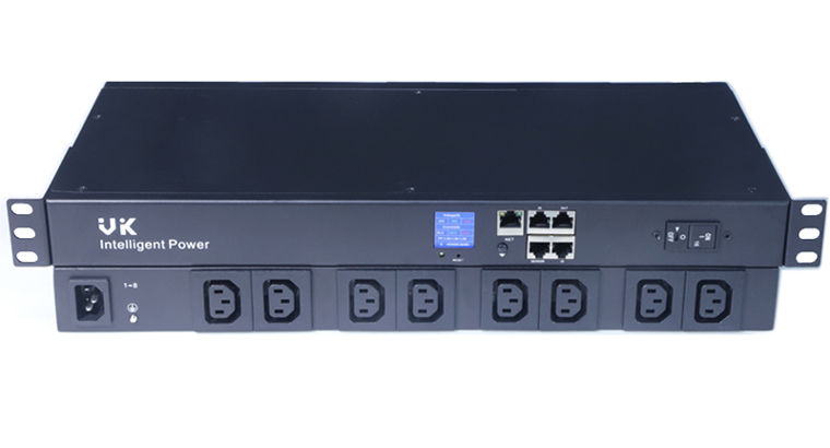 VK Easy Rack PDU, Switched, 1U, 1 Phase, 2.5kW, 250V, 10A, 8x C13 outlets, IEC60320 C14 inlet